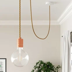 Snoet Stofledning Guld | Creative Cables | 5 Meter | 3x0.75mm2
