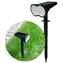Solcellelampe på spyd | LED | 34 cm | IP65