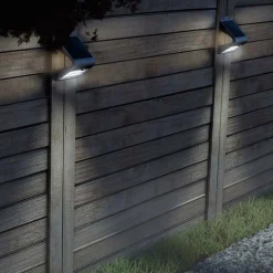 Solcellelampe Udendørs | LED Væglampe | Sort | Bevægelses sensor (45807)