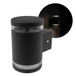 Solcellelampe | Væglampe | IP44 | 4000K | Grå