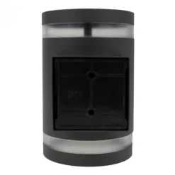 Solcellelampe | Væglampe | IP44 | 4000K | Grå