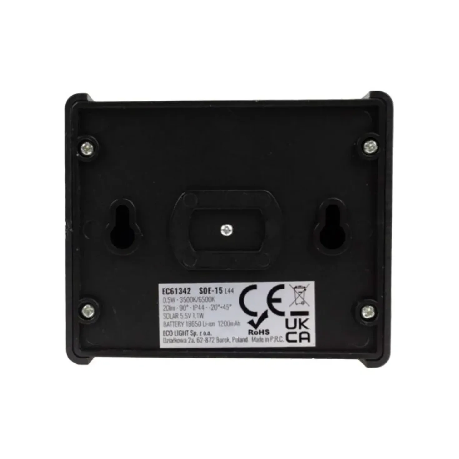 Solcellelampe Væglampe | 20lm | CCT LED | IP44 | Up & Down kube