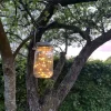 Solcelle Lanterne | Glas | LED | Lys Dekoration (0745)