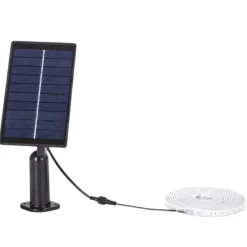 Solcelle LED strip | 3m | 2700K | 300lm | 30W | Separat solpanel | 2m kabel | Sort