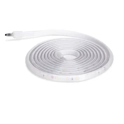 Solcelle LED strip | 3m | 6500K | 300lm | 30W | Separat solpanel | 2m kabel | Sort