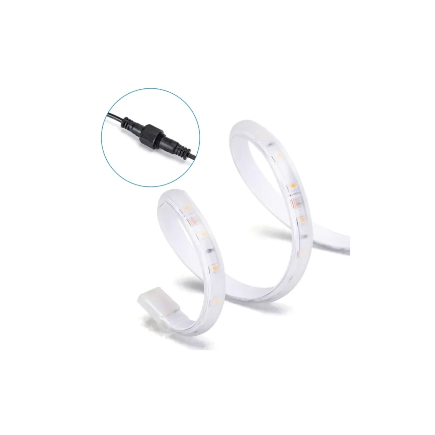 Solcelle LED strip | 3m | RGB | 300lm | 30W | Separat solpanel | 2m kabel | Sort
