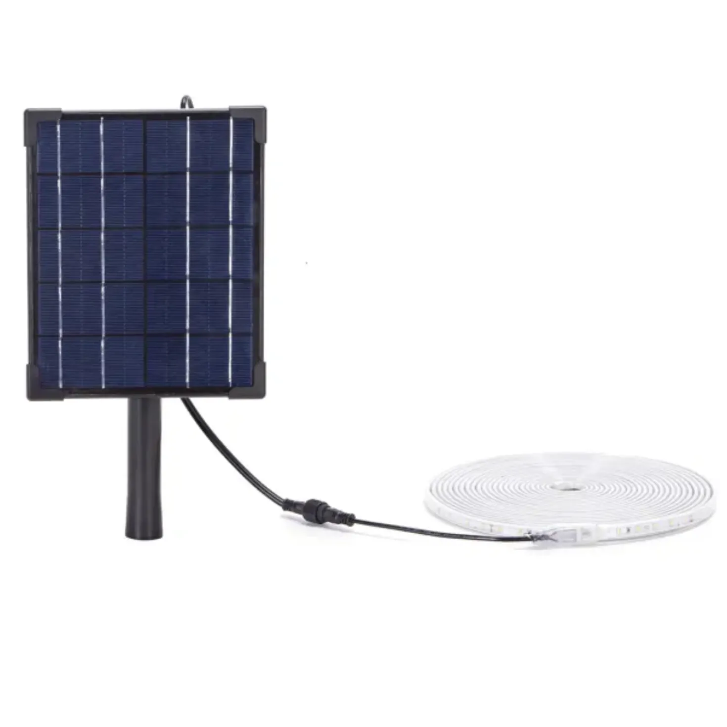 Solcelle LED strip | 3m | RGB | 300lm | 30W | Separat solpanel | 2m kabel | Sort