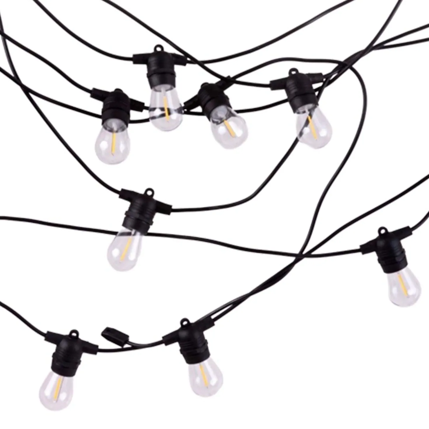 Solcelle Lyskæde | 10m | 2700K | Inkl. LED