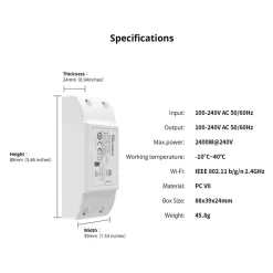 Sonoff | WiFi Smart Switch | 10A | BASICR4
