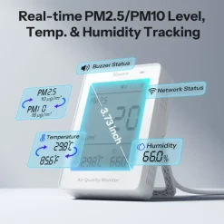 Sonoff AirGuard PM2.5/PM10 Luftkvalitetsmåler | Matter over WiFi | SAWF-07P