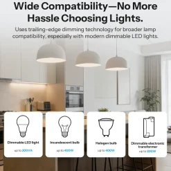 SONOFF Mini Extreme Lysdæmper | Matter over WiFi | Max. 200W LED / 400W Halogen | MINI-DIM