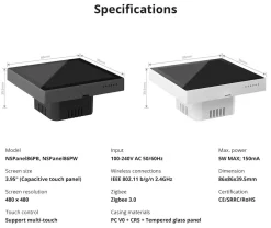Sonoff NSPanel PRO | Hvid (NSpanel86PW)