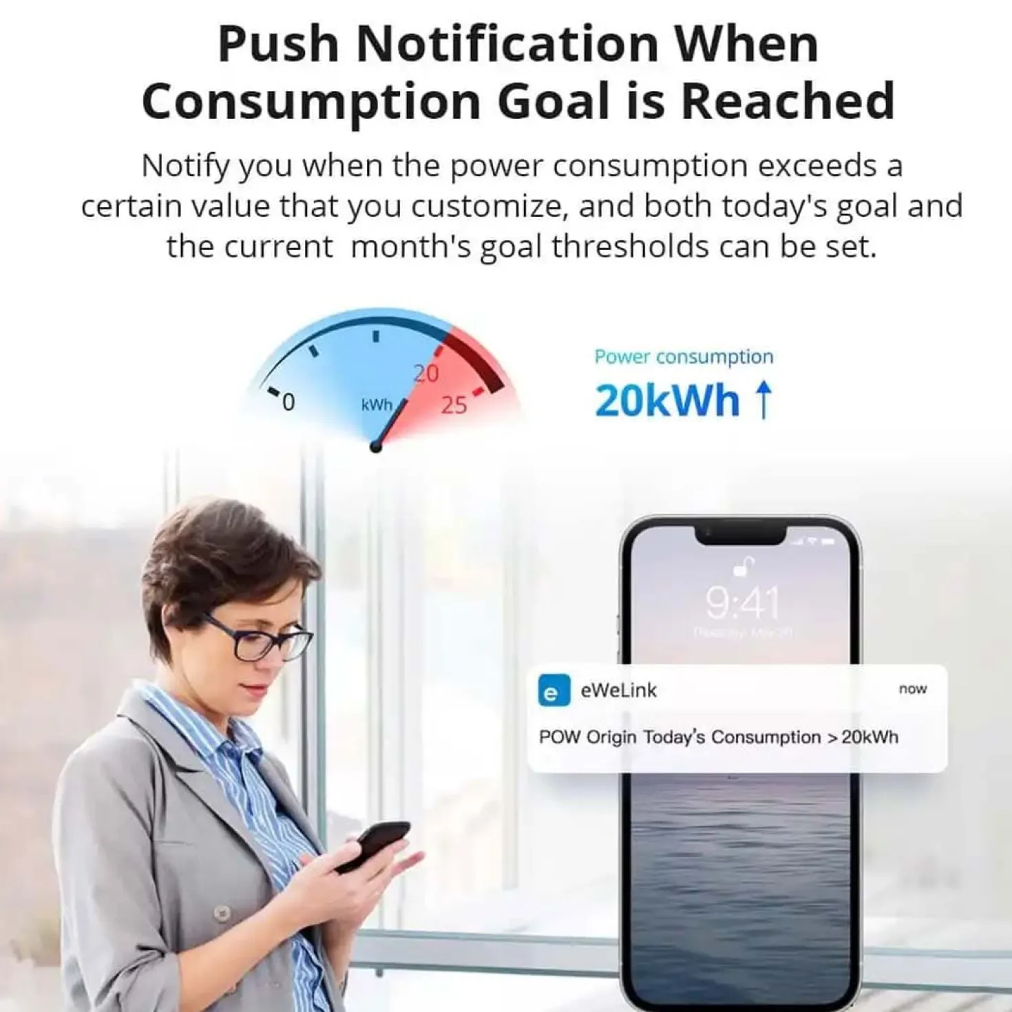 Sonoff POW Elite | WiFi Switch | WiFi Energimåler | 20A | POWR320D