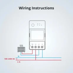 Sonoff POW Elite | WiFi Switch | WiFi Energimåler | 20A | POWR320D
