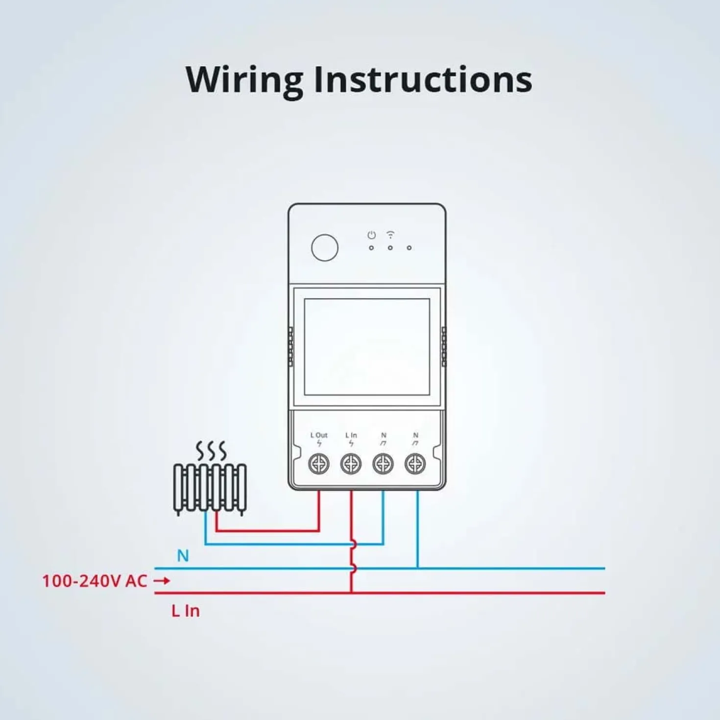 Sonoff POW Elite | WiFi Switch | WiFi Energimåler | 20A | POWR320D