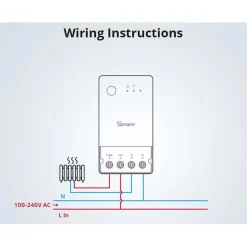 Sonoff POW Origin | WiFi Switch | WiFi Energimåler | 16A | POWR316