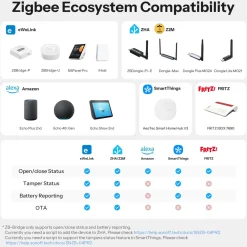 SONOFF SenseGuard DW Gen2 | Zigbee Smart Vindue/Dør Sensor | SNZB-04PR2