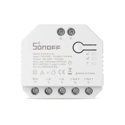 Sonoff Switch | Smart WiFi Switch | 2 Udgange | DUALR3 Lite