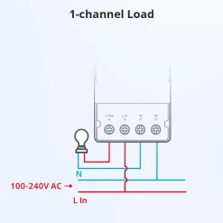 Sonoff THR316 | TH Origin | Smart temperatur- og fugtigheds WiFi Switch | Max. 16A