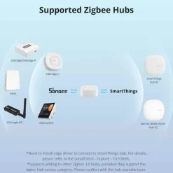 Sonoff Zigbee Water Leak Sensor | Inkl. Detektions Kabel | Batteri | SNZB-05P