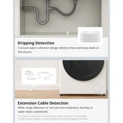 Sonoff Zigbee Water Leak Sensor | Inkl. Detektions Kabel | Batteri | SNZB-05P