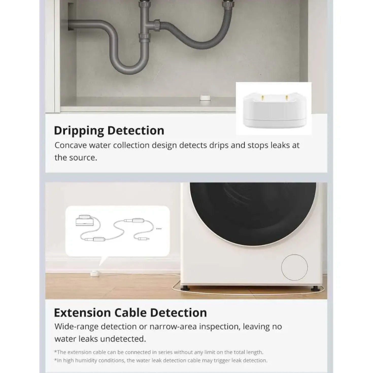 Sonoff Zigbee Water Leak Sensor | Inkl. Detektions Kabel | Batteri | SNZB-05P