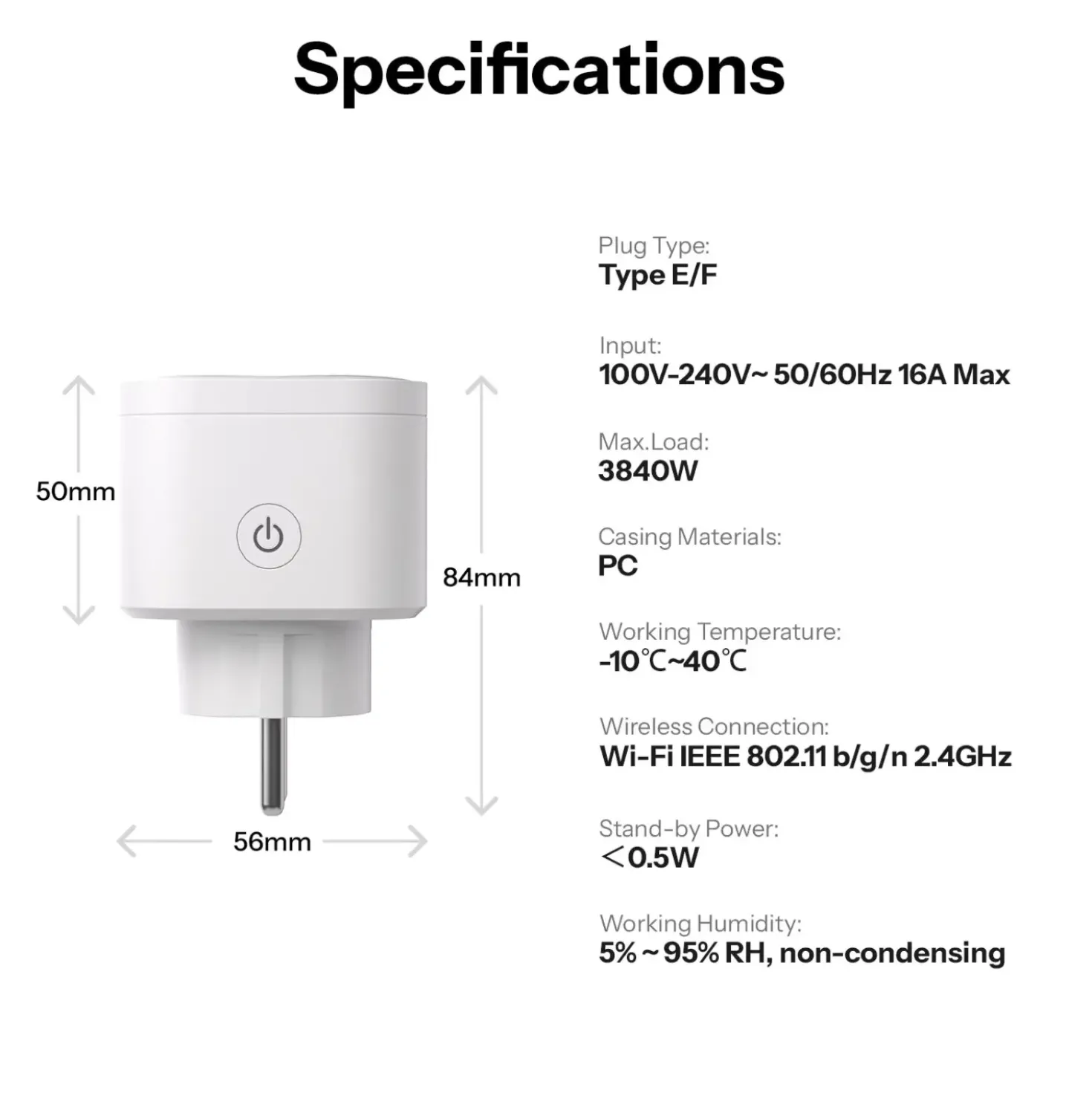 SONOFF iPlug Gen2 | Matter over WiFi | S61STPF