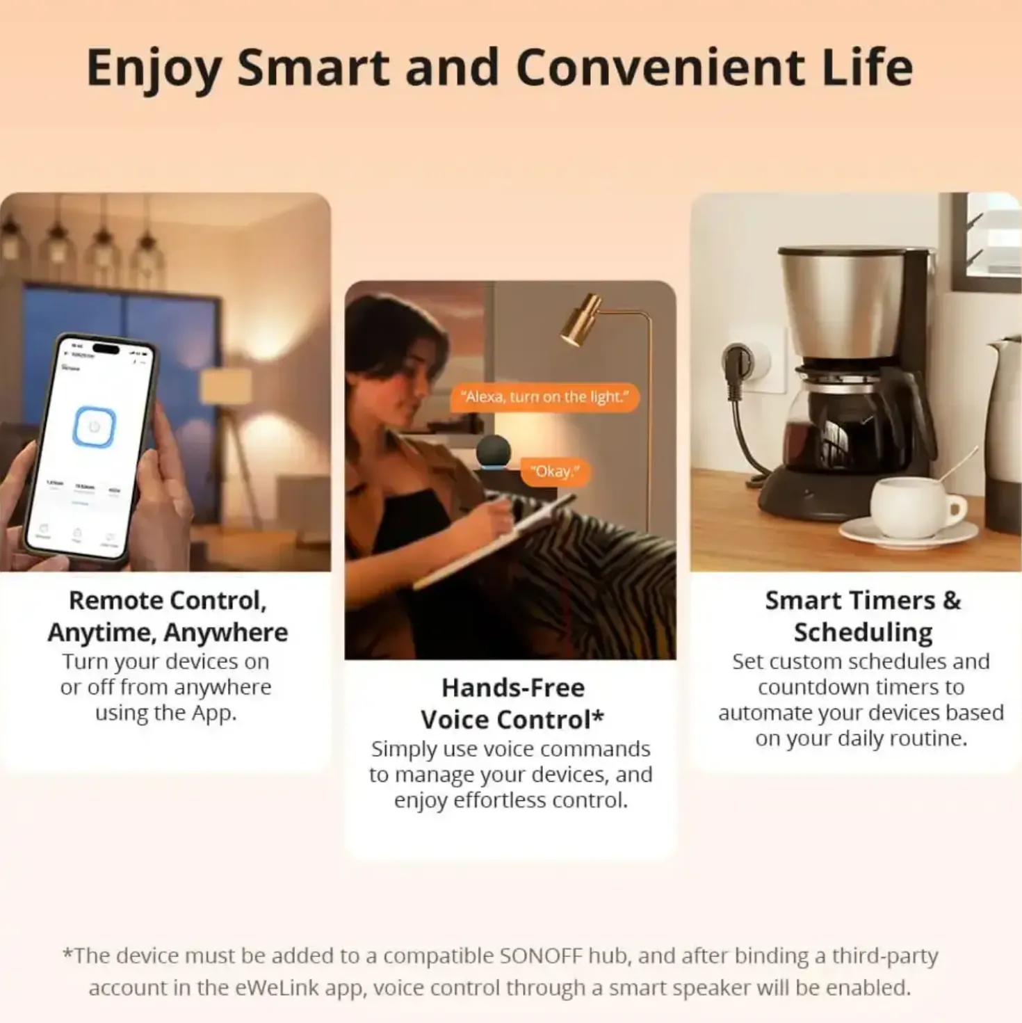SONOFF iPlug Zigbee Smart Plug | Type E/F | S60ZBTPF