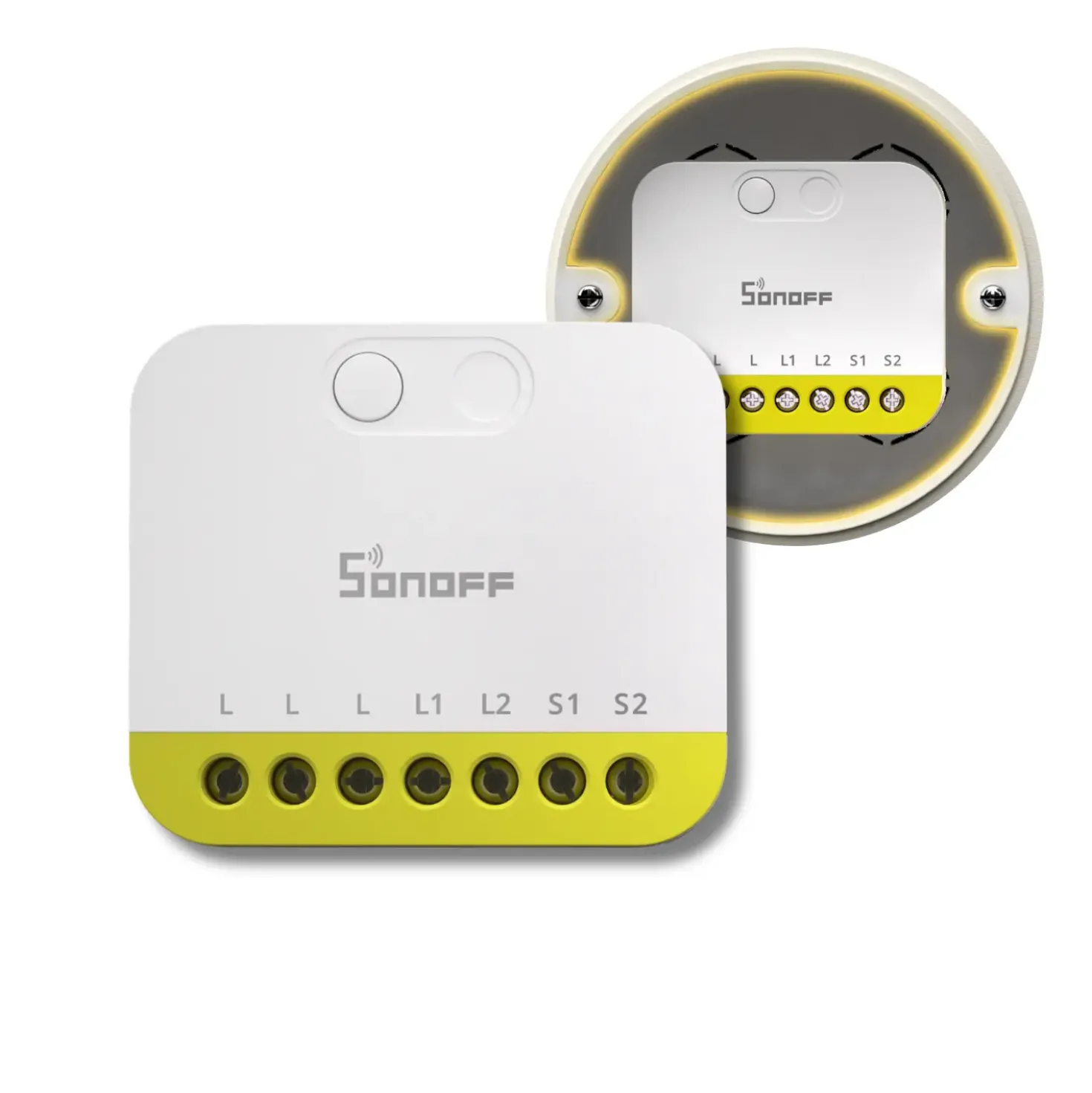 Sonoff MINI DUO-L Smart Relæ | Zigbee | 2CH | Max. 16A | MINI-ZB2GS-L