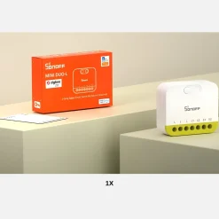 Sonoff MINI DUO-L Smart Relæ | Zigbee | 2CH | Max. 16A | MINI-ZB2GS-L