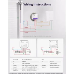 SONOFF Smart Rullegardin Relæ | MINI-RBS