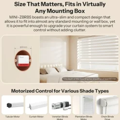 SONOFF Smart Rullegardin Relæ | Zigbee | MINI-ZBRBS