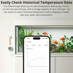 SONOFF Smart Temperatursensor | Inkl. sonde | Zigbee | IP65 | SNZB-02LD