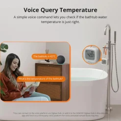 SONOFF Smart Temperatursensor | Inkl. sonde | Zigbee | IP65 | SNZB-02LD
