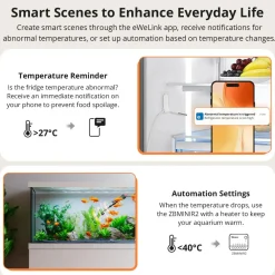 SONOFF Smart Temperatursensor | Inkl. sonde | Zigbee | IP65 | SNZB-02LD