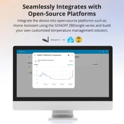 SONOFF Smart Temperatursensor | Inkl. sonde | Zigbee | IP65 | SNZB-02LD