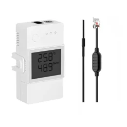 Sonoff TH16 Elite + Sonoff Temperaturføler (THR316D + WTS01)