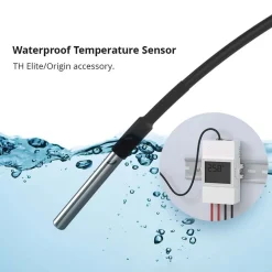Sonoff TH16 Elite + Sonoff Temperaturføler (THR316D + WTS01)
