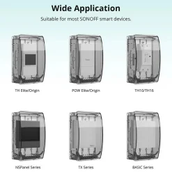 Sonoff Waterproof Box | R2 | Kompatibel med en række Sonoff produkter