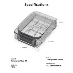Sonoff Waterproof Box | R2 | Kompatibel med en række Sonoff produkter