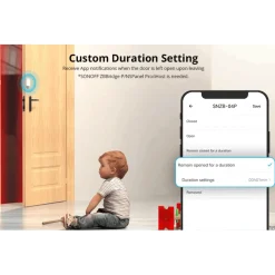 Sonoff Zigbee | Vindue og Dør Sensor | SNZB-04P
