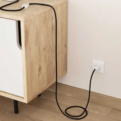 Sort Stofledning | Creative Cables | 5 Meter | 3x0.75mm2