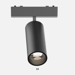 Spot Lampe til SlimTrack Skinnesystem | 24V | CCT | 530lm | 9W | Sort