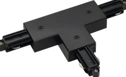 Square T-Stykke | Jord til højre | 1-Faset | Sort