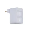 Stikdåse | 230V | 3680W | Forgrenerled u/jord | 2 flade | Hvid