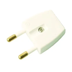 Stikprop Uden Jord | Flad | Hvid | 220/250V | 2 Polet | S1