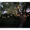 4 stk. Solcelle Lyskæde | Inkl. 20 pærer | LED | 485cm | 3000K (0138)