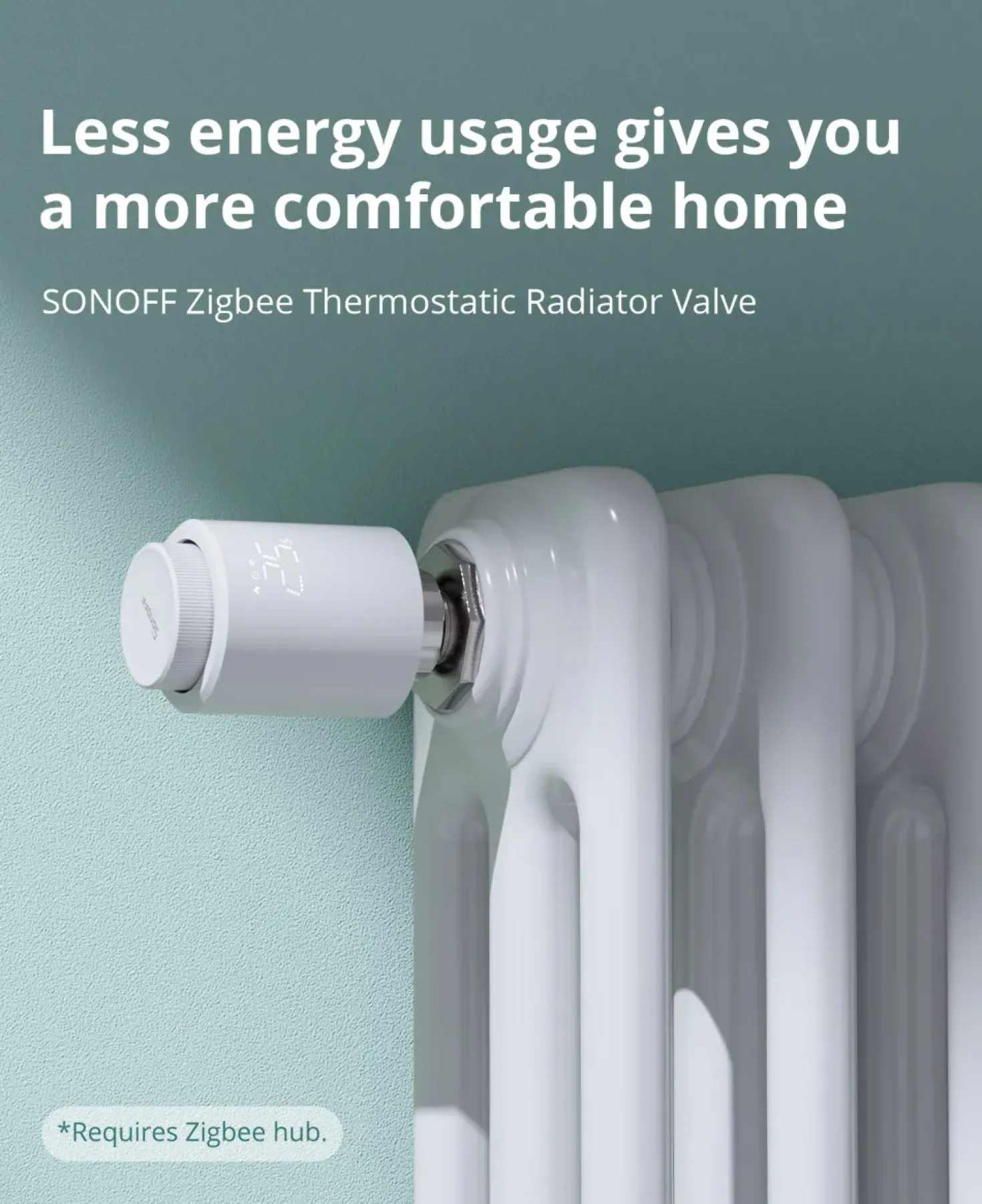 4 stk. Sonoff Termostat + Sonoff Bridge Pro | Zigbee 3.0 | TRVZB