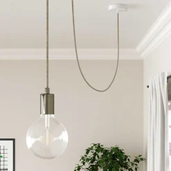 Stofledning I Hør | Creative Cables | 5 Meter | 3x0.75mm2