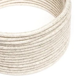 Stofledning I Hør | Creative Cables | 5 Meter | 3x0.75mm2